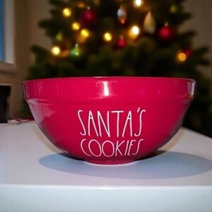 NEW Rae Dunn SANTA'S COOKIES Mixing Bowl